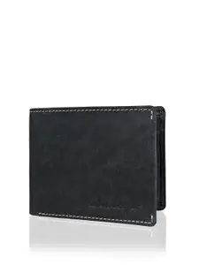 Allen Cooper Men Leather Two Fold Wallet