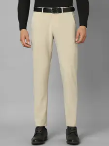 Allen Solly Men Slim Fit Mid-Rise Plain Regular Trousers