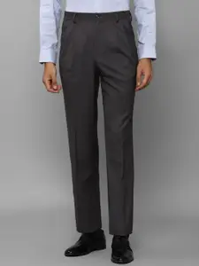 Louis Philippe Men Regular Fit Mid-Rise Pleated Formal Trousers
