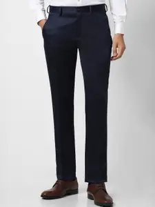 V Dot Men Mid-Raise Clean Look Skinny Fit Trousers