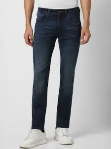 V Dot Men Slim Fit Mid Rise Light Fade Stretchable Jeans Jeans