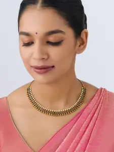 Kushal's Fashion Jewellery Gold-Plated Copper Antique Necklace