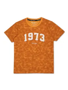 Pepe Jeans Boys Typography Printed T-Shirt
