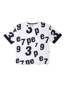 Pepe Jeans Boys Typography Printed Pure Cotton T-shirt