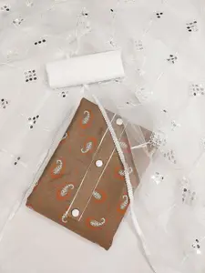 APNISHA Ethnic Motifs Printed Unstitched Dress Material