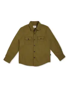 Pepe Jeans Boys Spread Collar Chest Pocket Casual Shirt