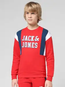 Jack & Jones Junior Boys Typography Printed Sweatshirt
