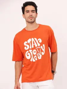 Leotude Typography Printed T-shirt