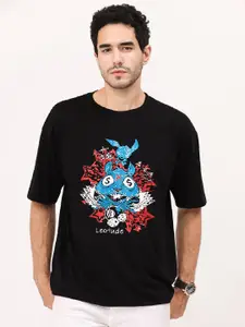 Leotude Typography Printed T-shirt