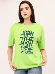 Leotude Typography Printed T-shirt