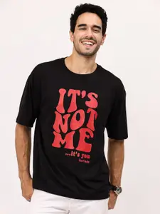 Leotude Typography Printed T-shirt