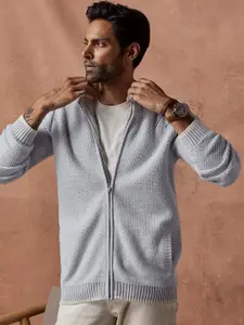 Andamen Self Design Front-Open Sweatshirt