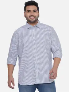 Santonio Classic Striped Opaque Pure Cotton Casual Shirt