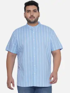 Santonio Classic Striped Opaque Pure Cotton Casual Shirt