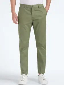 Flying Machine Men Tapered Fit Plain Cotton Chinos