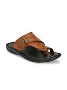 IVRAH Men Tan Comfort Sandals