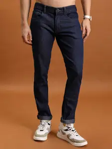 HIGHLANDER Men Tapered Fit Clean Look No Fade Stretchable Jeans