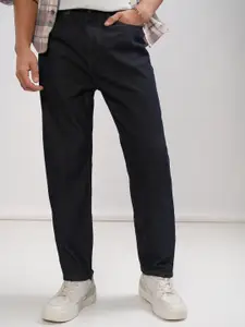 HIGHLANDER Men Loose Fit Mid-Rise Cotton Jeans