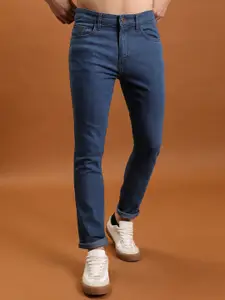 HIGHLANDER Men Skinny Fit Mid-Rise Cotton Stretchable Jeans