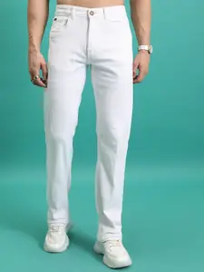 HIGHLANDER Men Straight Fit Mid-Rise Cotton Stretchable Jeans