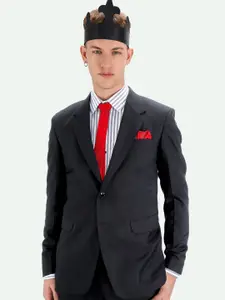 FRENCH CROWN Single Breasted Wool Formal Blazer