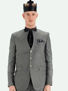 FRENCH CROWN Single Breasted Wool Formal Blazer
