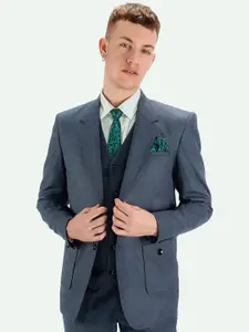 FRENCH CROWN Single Breasted Wool Formal Blazer