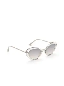 IDEE Women Grey Lens & White Butterfly Sunglasses with UV Protected Lens