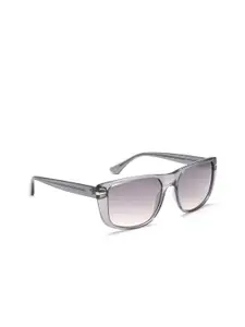 IDEE Men Grey Lens & Silver-Toned Square Sunglasses with UV Protected Lens