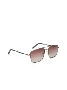IDEE Men Brown Lens & Brown Square Sunglasses with UV Protected Lens