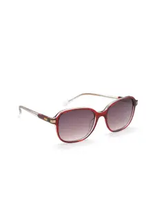 IDEE Women Grey Lens & Red Square Sunglasses with UV Protected Lens