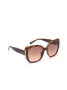 IDEE Women Brown Lens & Brown Butterfly Sunglasses with UV Protected Lens