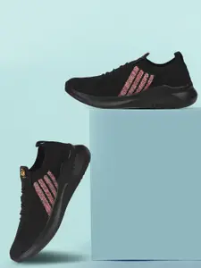 JQR Men RRR-006 Black Mesh Running Non-Marking Shoes