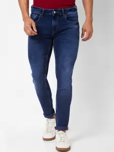 SPYKAR Men Slim Fit Low-Rise Light Fade Stretchable Jeans