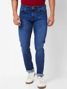 SPYKAR Men Clean Look Mid-Rise Light Fade Cotton Jeans
