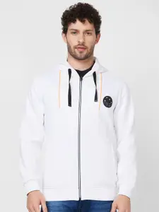 SPYKAR Hooded Front-Open Sweatshirt