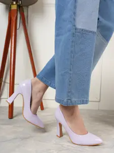 CORSICA Pointed Toe Party Block Pumps