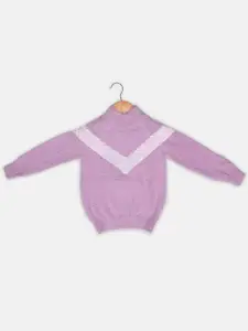 JWAAQ Girls Embellished Cotton Pullover Sweater