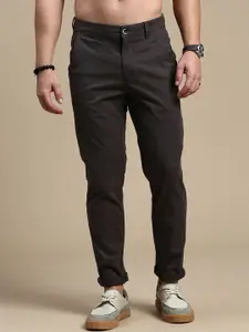 Roadster 
IOMA Men Slim-Fit Casual Trousers
