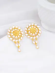 GIVA Gold-Toned Earrings
