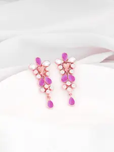 GIVA Rose Gold Plated Sterling Silver Drop Earrings