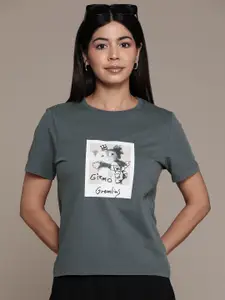 MANGO Gremlins Print Pure Cotton T-shirt