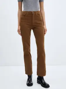 MANGO Women Straight Fit Corduroy Jeans