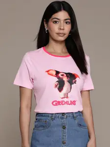 MANGO Gremlins Print Pure Cotton T-shirt
