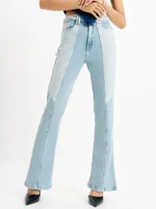 FREAKINS Women Blue Bootcut High-Rise Jeans