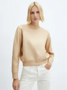 MANGO Drop-Shoulder Sleeve Pullover