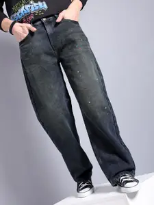 The Indian Garage Co Men Mid-Rise Loose Baggy Fit Stretchable Jeans