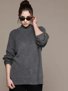 MANGO Women Longline Pullover