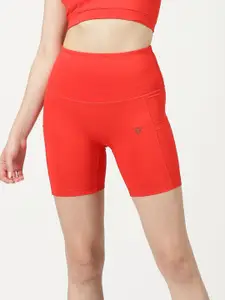 deb Women Skinny Fit High-Rise Antimicrobial Cycling Sports Shorts