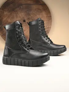 AfroJack Laced Up Chunky Boots